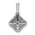 Image of 10k White Gold 1/4ctw Diamond Cluster Pendant PM4370-025-1WA