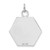 Image of 14k White Gold Red Enamel Medical Jewelry Pendant XM442