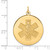 14K Yellow Gold Medical Jewelry Unenameled Pendant XM410N
