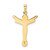 Image of 14K Yellow Gold Polished Solid Risen Christ Pendant XR1901