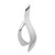 Image of 14k White Gold Designer Slide Pendant