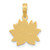 Image of 14k Yellow Gold Polished Flower Pendant