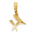 Image of 14K Yellow Gold Fancy Polished Slide Pendant