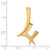 Image of 14K Yellow Gold Fancy Polished Slide Pendant