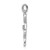 Image of 10K White Gold .01ctw Diamond Four Hearts Pendant