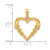 Image of 14K Yellow Gold Polished Heart with Circles Pendant