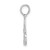 Image of Sterling Silver Rhodium-plated Polished #1 NANA Pendant