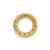 Image of 14K Yellow Gold 1/4ctw Diamond Circle Chain Slide Pendant