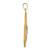 Image of 14k Two-tone Gold Solid Star and Torah Inside Frame Pendant