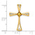 10k Yellow Gold Citrine and Diamond Cross Chain Slide Pendant