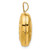 Image of 14K Yellow Gold and White Rhodium 18mm KEY TO MY HEART Reversible Heart Locket Pendant