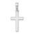 Image of Sterling Silver Polished Cross Pendant QC10167