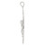 Image of Sterling Silver Polished Crucifix Pendant QC8335