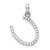 Image of Sterling Silver Rhodium-plated CZ Pendant QC8649