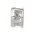 Image of Sterling Silver Round CZ Chain Slide Pendant QS19 Image of Sterling Silver Round CZ Chain Slide Pendant QS19