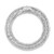 Image of Sterling Silver CZ Circle Chain Slide Pendant QP1437