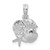 Image of Sterling Silver Polished Shell Cluster Pendant QC10414