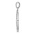 Image of Sterling Silver Rhodium-plated Diamond Pendant QP3354