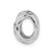 Image of Sterling Silver Rhodium-plated CZ Slide Pendant QP5376