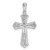 Image of Sterling Silver Rhodium-plated Diamond Cross Pendant QP4608