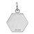 Image of Sterling Silver Rhodium-plated Medical Jewelry Pendant XSM75