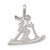 Image of Sterling Silver Skier Pendant