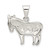 Image of Sterling Silver Donkey Pendant