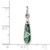 Image of Sterling Silver Abalone Teardrop Pendant