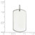 Image of Sterling Silver Polished Dog Tag Pendant