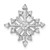 Image of Sterling Silver CZ Snowflake Slide Pendant Image of Sterling Silver CZ Snowflake Slide Pendant