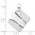 Image of Sterling Silver Polished Fancy Wavy Pendant