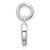 Image of Sterling Silver Polished Open Heart Pendant