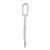 Image of Sterling Silver Satin Raphael Angel Pendant