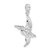 Sterling Silver Polished 3D Flying Pelican Pendant