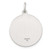 Image of Sterling Silver Antiqued Solid Confirmation Pendant