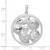 Image of Sterling Silver Polished Shells Large Round Pendant