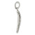 Image of Sterling Silver Polished Enamel CZ Greek Key Pendant