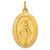 Sterling Silver & Gold-plated Miraculous Medal Pendant