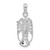 Sterling Silver Polished Small Florida Lobster Pendant