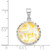 Image of Sterling Silver Rhodium-plated Mother-of-pearl Pendant