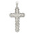 Image of Sterling Silver Polished Filigree Cross Crucifix Pendant