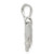 Image of Sterling Silver Polished Perched Bird Chain Slide Pendant