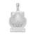 Image of Sterling Silver Polished St. Thomas Scallop Shell Pendant