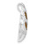 Image of Sterling Silver Stellux Crystal Fancy Swirl Slide Pendant