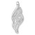 Image of Sterling Silver Stellux Crystal Fancy Swirl Slide Pendant