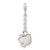 Image of Sterling Silver Polished Bird 1/2in Dangle Enhancer Pendant