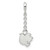 Image of Sterling Silver Polished Bird 1/2in Dangle Enhancer Pendant
