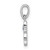 Image of Sterling Silver Rhodium-plated Enamel Sun Childrens Pendant