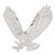 Image of Sterling Silver Polished & Textured Eagle Chain Slide Pendant