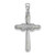 Image of Sterling Silver Rhodium-plated Peridot Infinity Cross Pendant